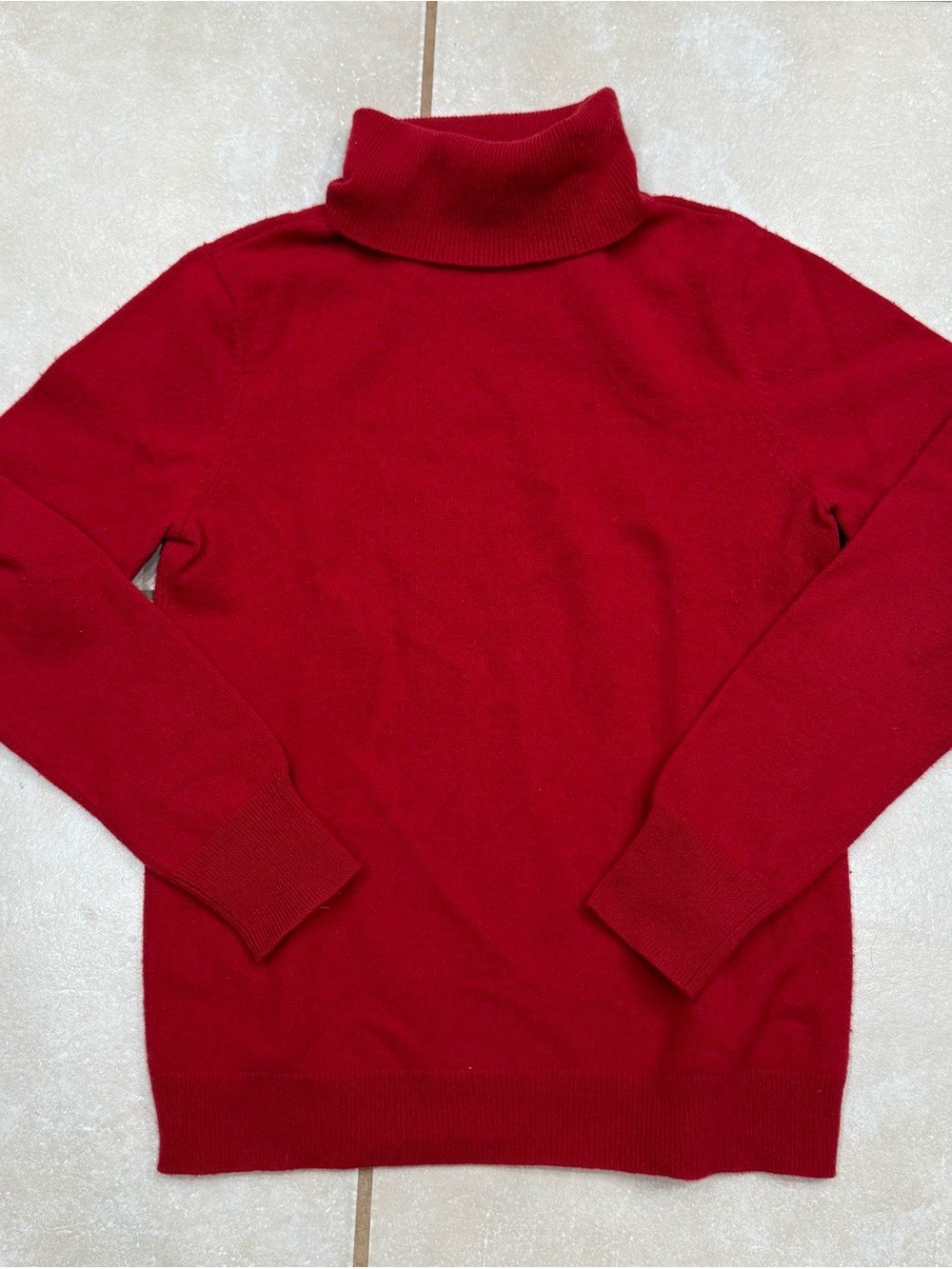 Orvis Red Turtleneck Sweater